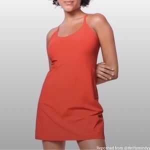 OV euphoria orange exercise dress